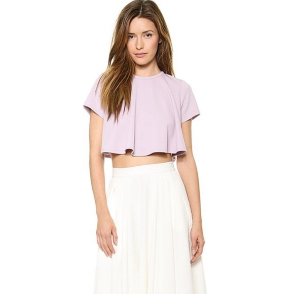 Torn by Ronny Kobo textured Lena crop top - Picture 1 of 6